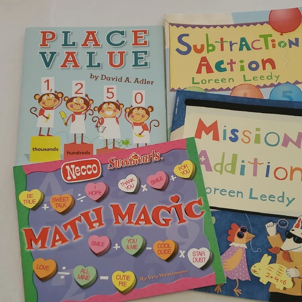 Math Children's Books - Set of 4 Titles